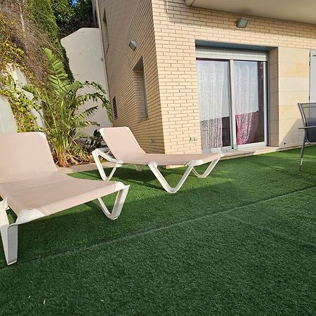 Appartamento Duplex Moderno 3 Hab Parking, Vistas Al Mar Y Terraza Sitges Esterno foto