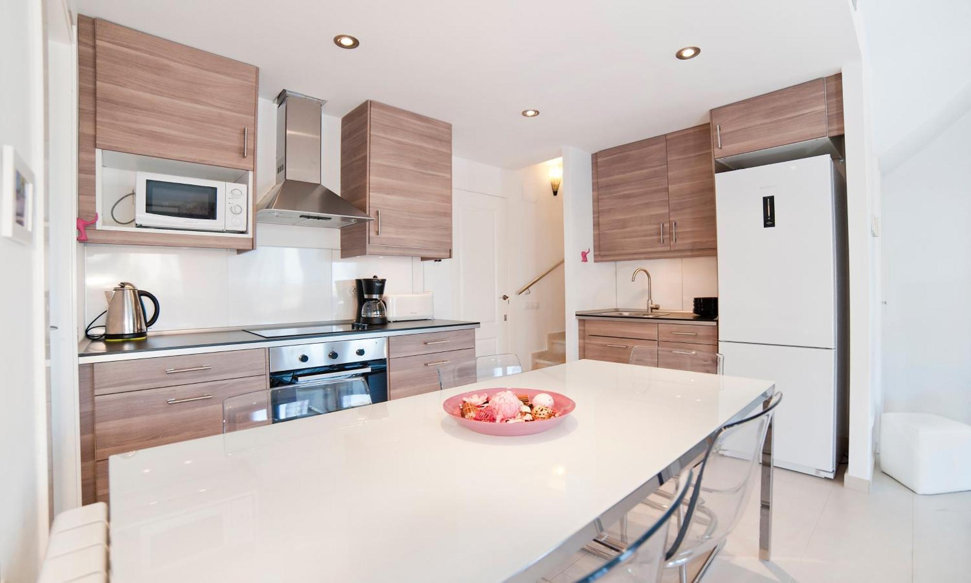 Appartamento Duplex Moderno 3 Hab Parking, Vistas Al Mar Y Terraza Sitges Esterno foto
